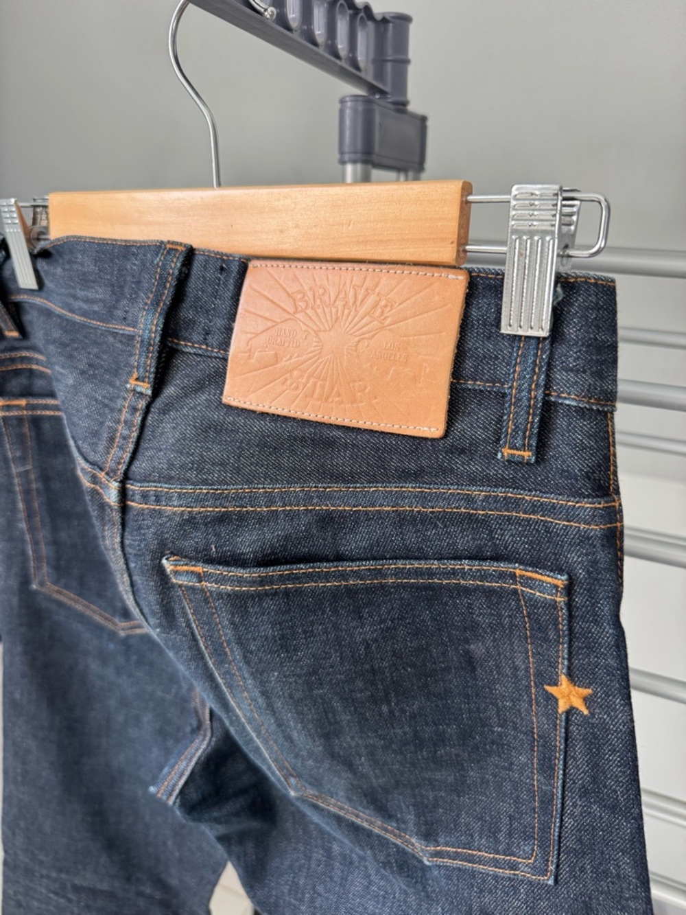 Men's Indigo Straight-Leg Jeans - Picture 6 of 6